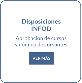 Disposiciones INFOD